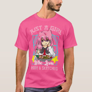 Vrouwen grappig gewoon een meisje dat houdt van an t-shirt