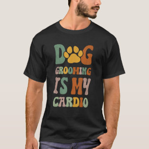 Vrouwen Grappig hond huisdier-groomer salon Dog-g T-shirt