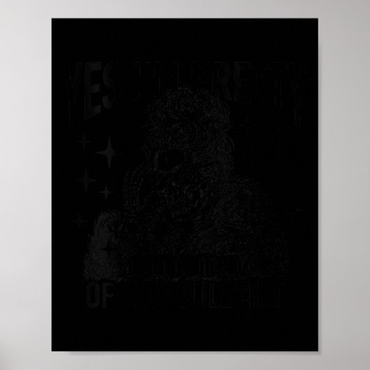 Vrouwen grappig moe van deze onzin Retro sarcastis Poster (Voorkant)