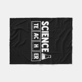 Vrouwen Grappig Periodiek Tafel Wetenschap Leraar  Fleece Deken (Voorkant (Horizontaal))