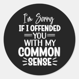 Vrouwen grappig sarcastisch spreken de waarheid be ronde sticker