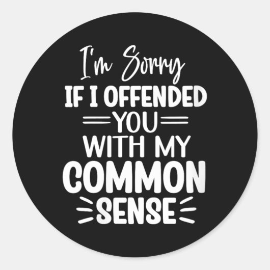 Vrouwen grappig sarcastisch spreken de waarheid be ronde sticker (Voorkant)