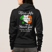 Vrouwen grappig St.Patrick’s Day Hoodie (Achterkant)