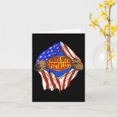 Vrouwen grappig super milieubescherming kaart (Gele Bloem)