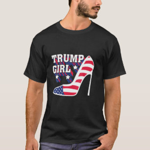 Vrouwen Grappig Trump Meisje T-shirt Schattige Hig