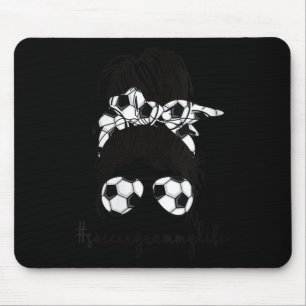 Vrouwen Grappig Voetbal Grammy Life Voetbalspeler Muismat