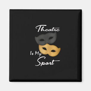 Vrouwen Grappige Actrice Theater Maskers Gift Magneet