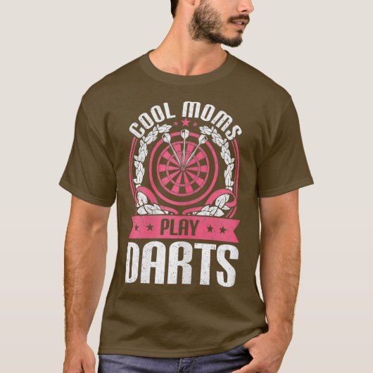 Vrouwen Grappige Dart Speler Gift Quote Cool Moms T-shirt (Voorkant)