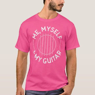 Vrouwen Grappige Gitaar Akoestische Gitaar Muzikan T-shirt