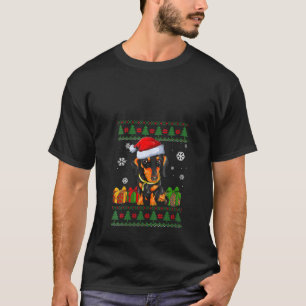 Vrouwen Grappige Hond liefhebbers Dachshund Santa  T-shirt