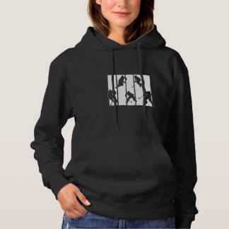 Vrouwen Grappige ijshockey voor mannen Vrouwen IJs Hoodie