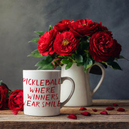 Vrouwen Grappige Pickleball Waar Winners Draag Gli Koffiemok