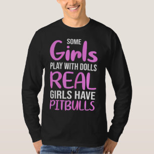 Vrouwen Grappige Pitbull Mama T-shirt