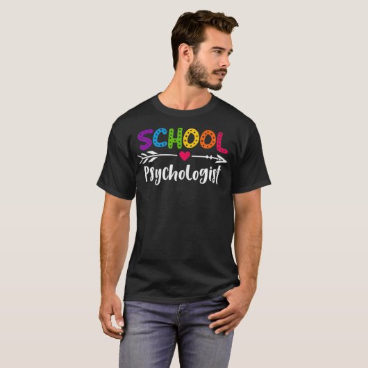 Vrouwen Grappige School Psycholoog Groot Idee Gift T-shirt (Voorkant volledig)