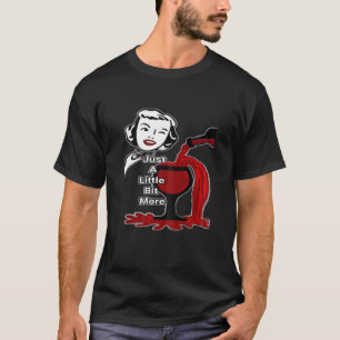 Vrouwen, grappige vrouwen, die alleen voor haar ca t-shirt