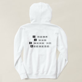 Vrouwen grappige wijn citaat verjaardag Wifey/Husb Hoodie