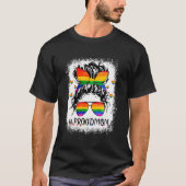 Vrouwen Gratis mam Hugs LGBT Pride Matching Messy  T-shirt (Voorkant)