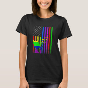 Vrouwen Gratis Moeder Knuffels Regenboog Hart LGBT T-shirt