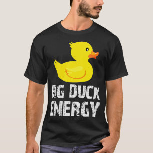 Vrouwen Grote Eend Energie Geel Rubber Eend Ontwer T-shirt