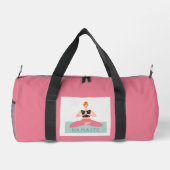 Vrouwen gym yoga oefening sport schattig plunjezak (Achterkant)