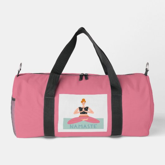 Vrouwen gym yoga oefening sport schattig plunjezak (Achterkant)