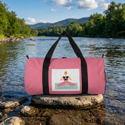 Vrouwen gym yoga oefening sport schattig plunjezak