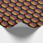 Vrouwen Gymnastiek Bij Twijfel Ga naar de Gym Cadeaupapier (Hoek)