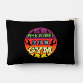 Vrouwen Gymnastiek Bij Twijfel Ga naar de Gym Etui (Achterkant)