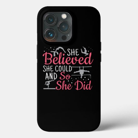Vrouwen gymnastiek - ze geloofde dat ze kon Case-Mate iPhone case (Achterkant)