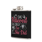 Vrouwen gymnastiek - ze geloofde dat ze kon heupfles (Links)