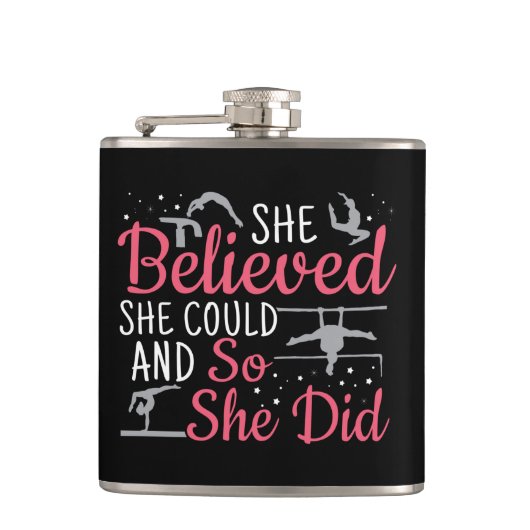 Vrouwen gymnastiek - ze geloofde dat ze kon heupfles (Voorkant)