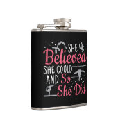 Vrouwen gymnastiek - ze geloofde dat ze kon heupfles (Rechts)