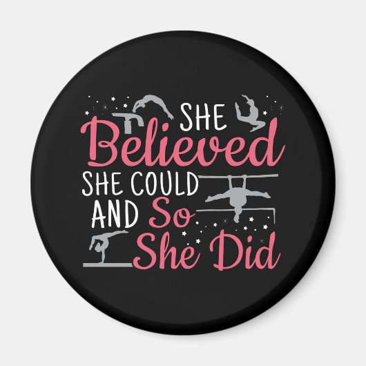 Vrouwen gymnastiek - ze geloofde dat ze kon magneet (Voorkant)