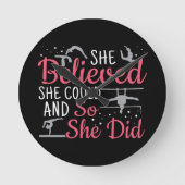 Vrouwen gymnastiek - ze geloofde dat ze kon ronde klok (Voorkant)