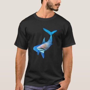 Vrouwen Haai Silhouet 01 Vrouwen Volwassene T-shirt