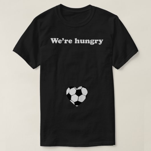 Vrouwen hadden honger minnaar Grappige zwangerscha T-shirt (Design voorkant)