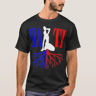 Vrouwen Haïtiaanse roet Pride Haïti Vlag Dag Onafh T-shirt