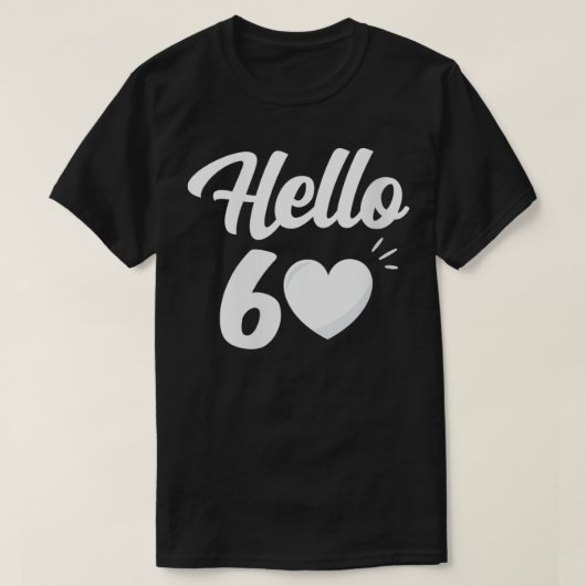 Vrouwen Hallo 60 jaar oude Sity 60th Birthday Siti T-shirt (Design voorkant)