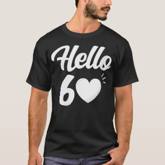 Vrouwen Hallo 60 jaar oude Sity 60th Birthday Siti T-shirt