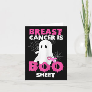 Vrouwen Halloween kostuum borstkanker is Boo Shee Kaart