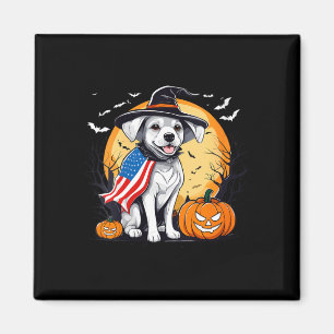 Vrouwen halloween puppy magneet