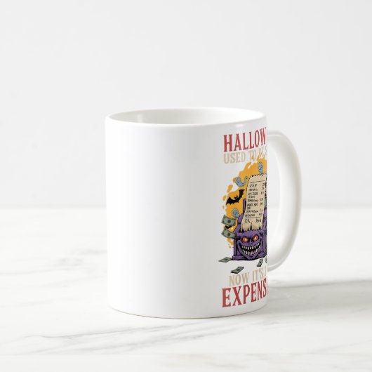 Vrouwen Halloween was vroeger alleen nog maar een  Koffiemok (Voorkant rechts)