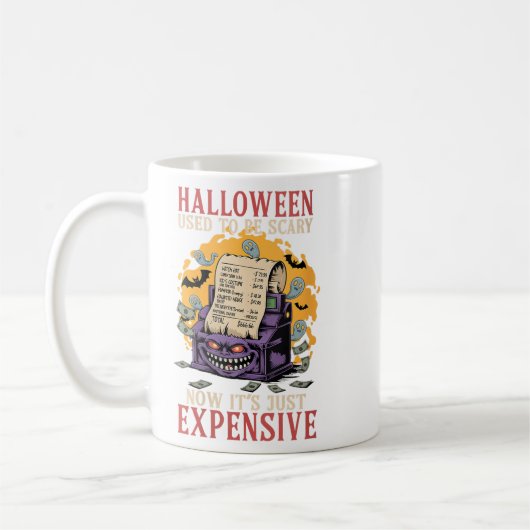 Vrouwen Halloween was vroeger alleen nog maar een  Koffiemok (Links)