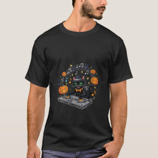 Vrouwen Halloween Zwart Kattenkostuum Schattige Fe T-shirt