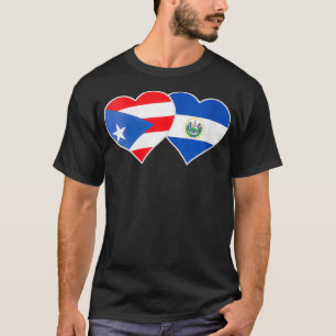 Vrouwen Halve Puerto Ricaan Halve Salvadoraanse vl T-shirt