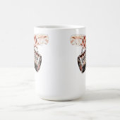 Vrouwen Hand Gieten Koffie Digitale Kunst Schilder Koffiemok (Center)