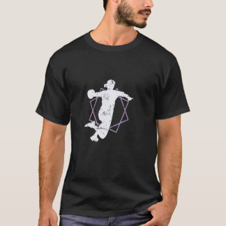 Vrouwen Handbal Sprong Schot T-shirt