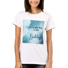 Vrouwen Happy Birthday T shirt