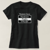Vrouwen Hardcore Rugby Basic T-shirt (Design voorkant)