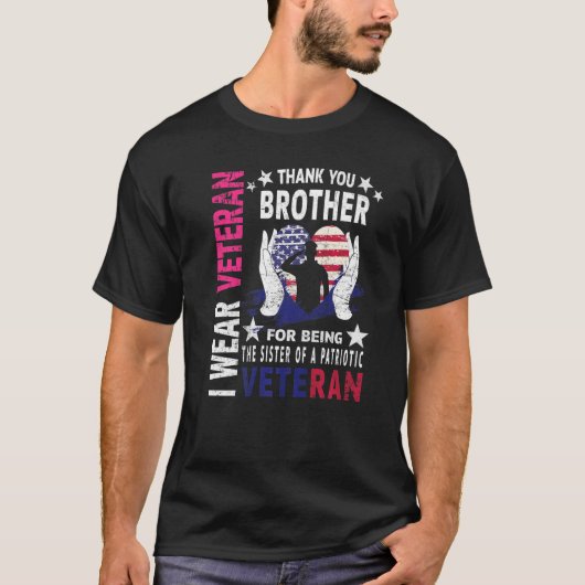 Vrouwen Hartelijk dank voor Broeder Veteranen Dag  T-shirt (Voorkant)